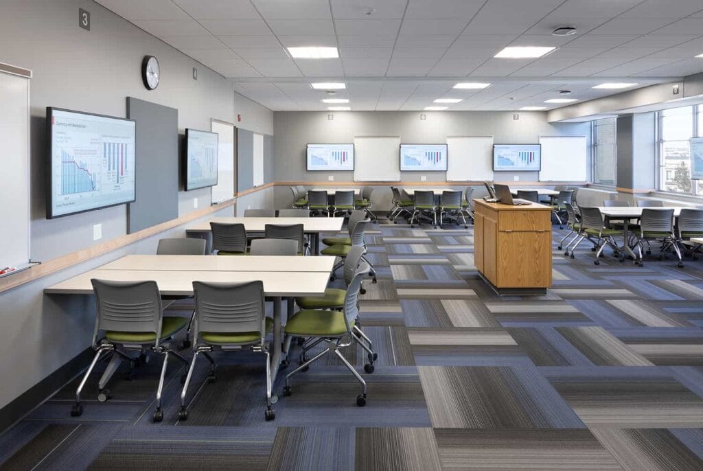 Interior classroom at Edgewood Campus School in Madison, Wisconsin