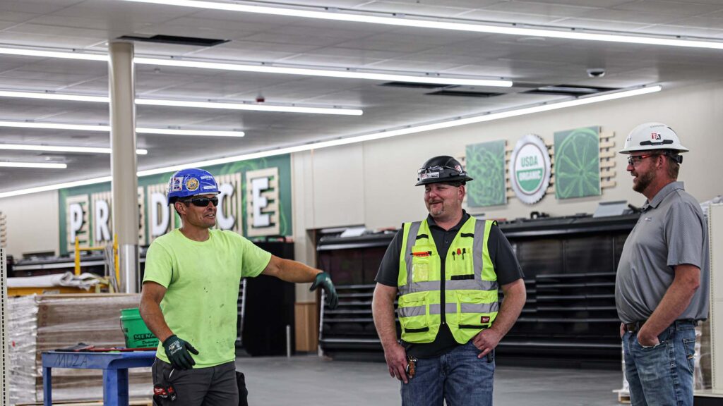 project managers conversing